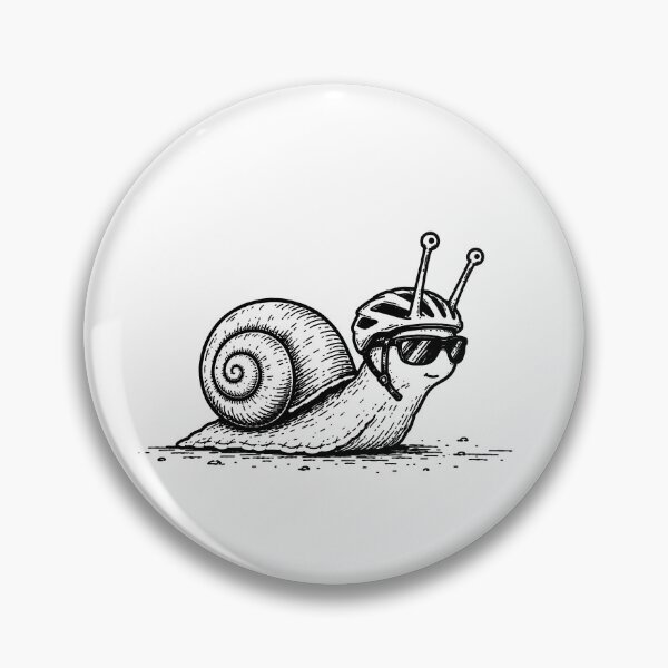 Item preview, Snail Trail Funny Cycling Bicycle Touring Travel Design designed and sold by MonkiFlipp.