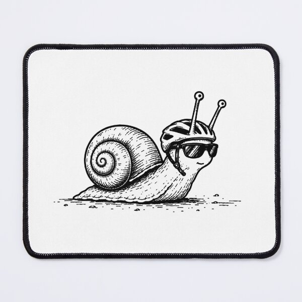 Item preview, Snail Trail Funny Cycling Bicycle Touring Travel Design designed and sold by MonkiFlipp.