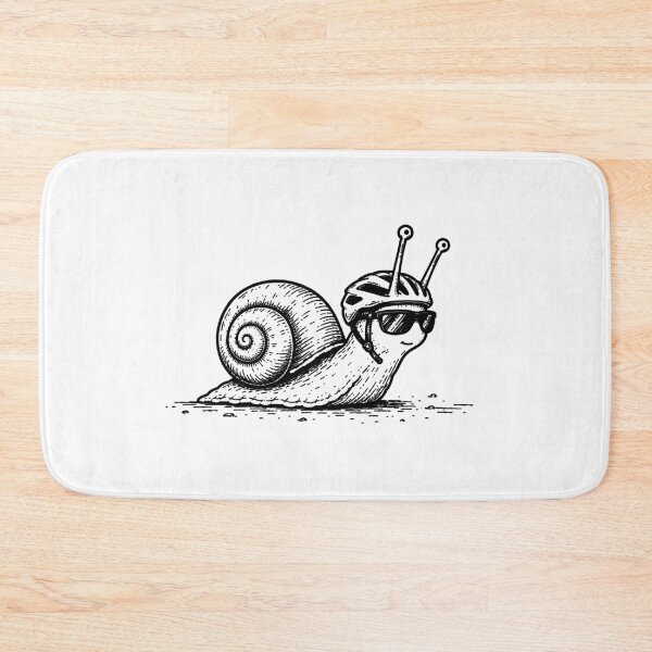 Item preview, Snail Trail Funny Cycling Bicycle Touring Travel Design designed and sold by MonkiFlipp.