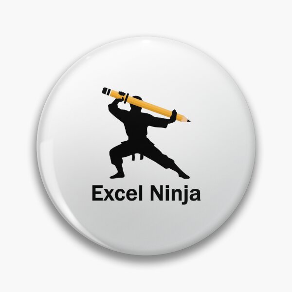Item preview,  Certified Excel Ninja Spreadsheet Master Minimalist Art  designed and sold by pattman.