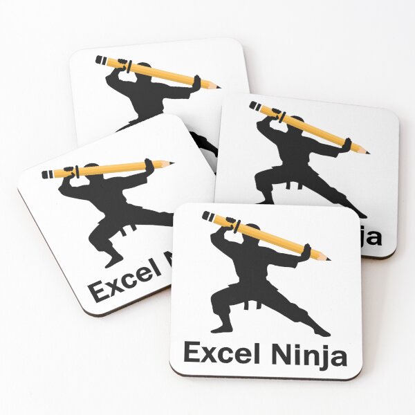 Item preview,  Certified Excel Ninja Spreadsheet Master Minimalist Art  designed and sold by pattman.