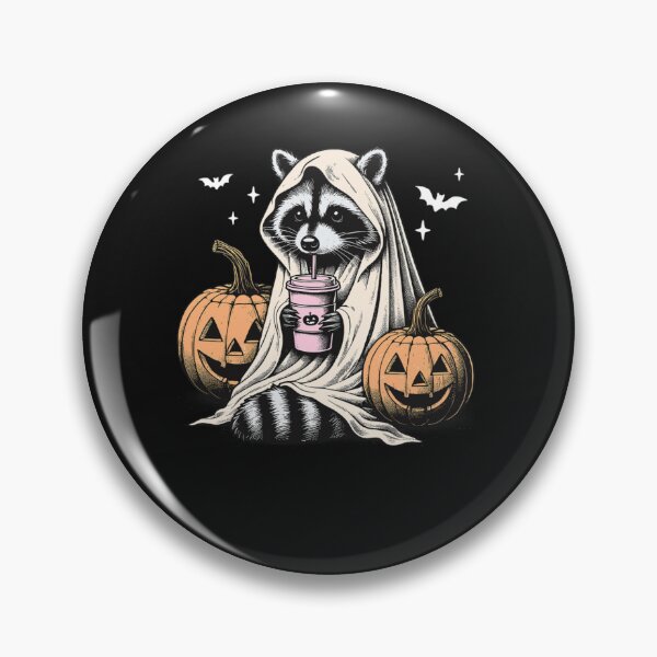 Item preview, Halloween Raccoon Ghost Spooky Trash Panda designed and sold by HilllBernadine.