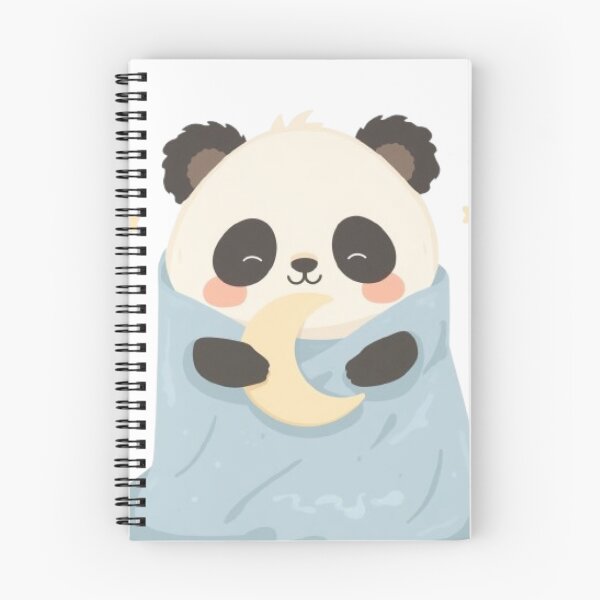 Item preview, Cute Sleepy Panda Kawaii Sticker | Cozy Panda with Moon Pillow designed and sold by Stylestickers55.