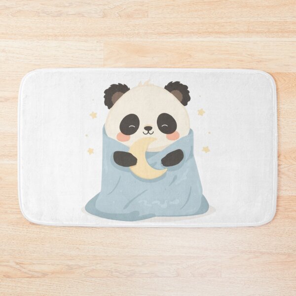 Item preview, Cute Sleepy Panda Kawaii Sticker | Cozy Panda with Moon Pillow designed and sold by Stylestickers55.