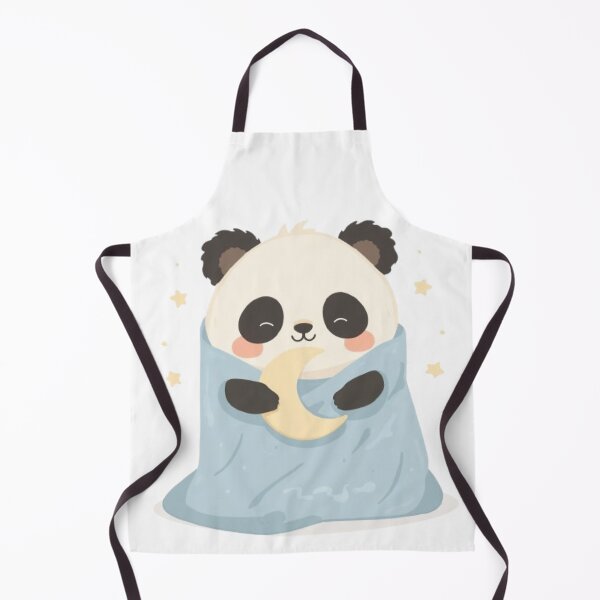 Item preview, Cute Sleepy Panda Kawaii Sticker | Cozy Panda with Moon Pillow designed and sold by Stylestickers55.