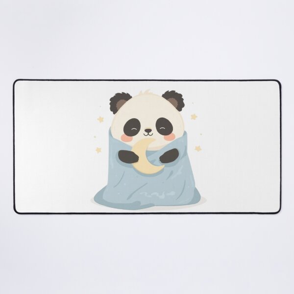 Item preview, Cute Sleepy Panda Kawaii Sticker | Cozy Panda with Moon Pillow designed and sold by Stylestickers55.