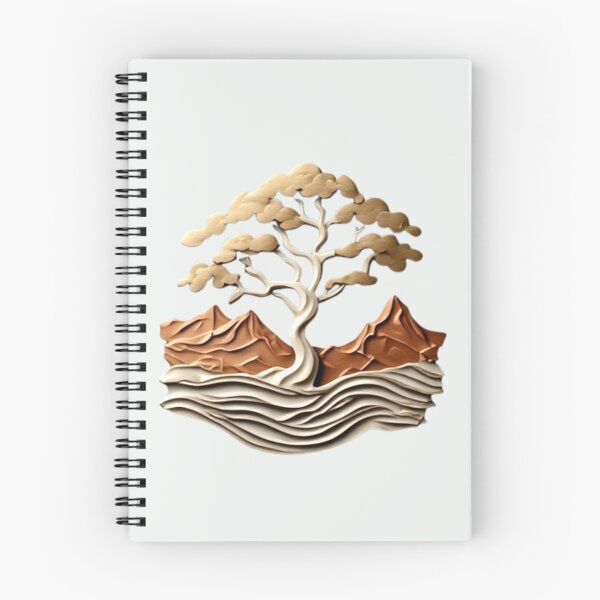Item preview, Elysium Echoes | Ancient Tree, Mountain & Wave Icon 02 designed and sold by Shift-Bloom.