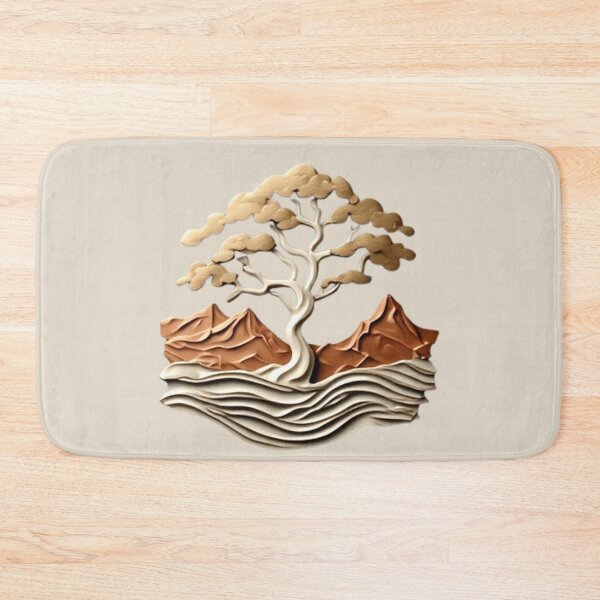 Item preview, Elysium Echoes | Ancient Tree, Mountain & Wave Icon 02 designed and sold by Shift-Bloom.