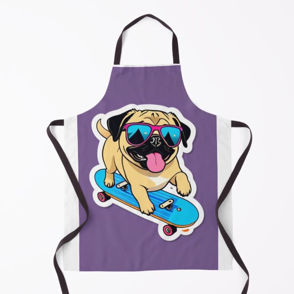 Item preview, Illustration - Pug Dog, Fun Cartoon Style designed and sold by AnimeShin.