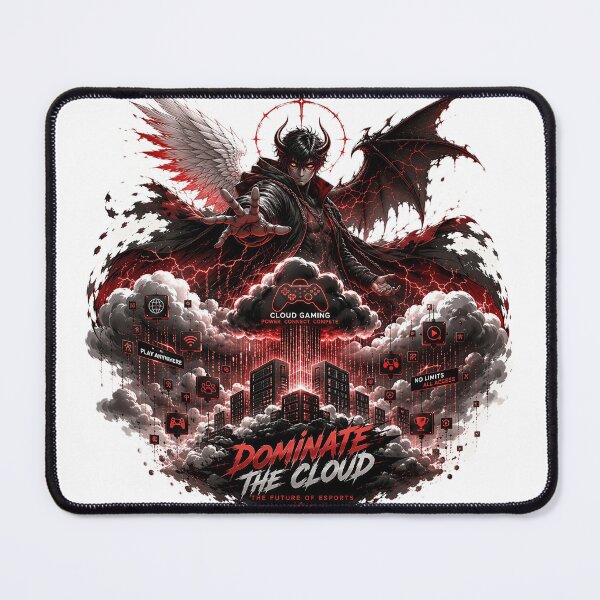 Item preview, Dominate the Cloud – Devil Angel of the Future of Esports designed and sold by Artisan Finds Online.