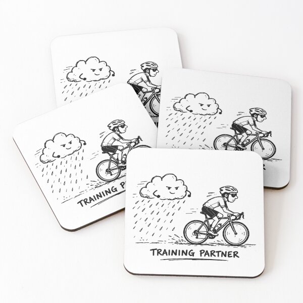 Item preview, Training Partner Funny Cycling Bicycle Rider Gift Design designed and sold by MonkiFlipp.