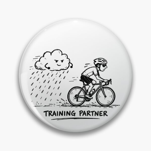 Item preview, Training Partner Funny Cycling Bicycle Rider Gift Design designed and sold by MonkiFlipp.