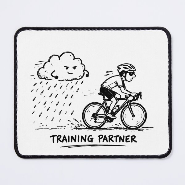 Item preview, Training Partner Funny Cycling Bicycle Rider Gift Design designed and sold by MonkiFlipp.