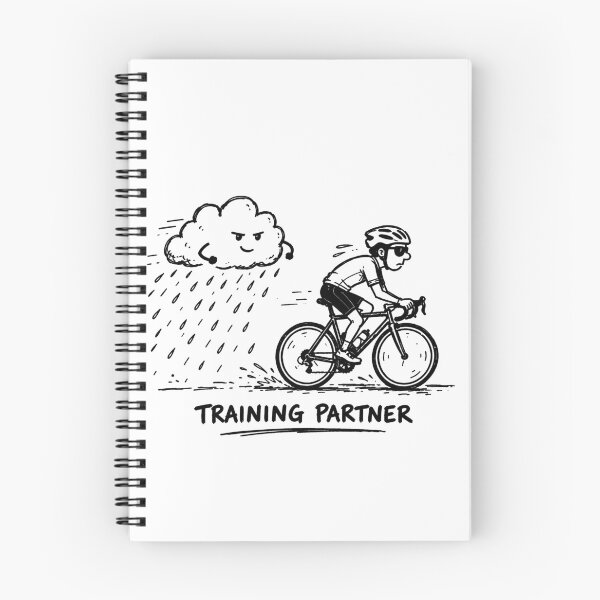 Item preview, Training Partner Funny Cycling Bicycle Rider Gift Design designed and sold by MonkiFlipp.