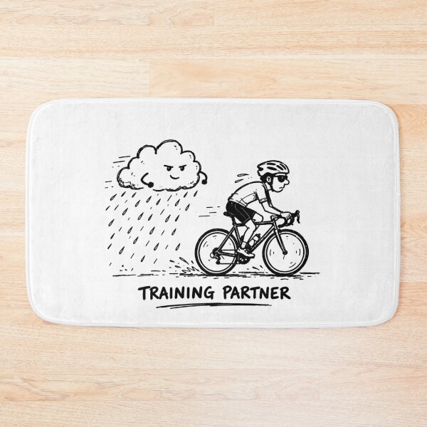 Item preview, Training Partner Funny Cycling Bicycle Rider Gift Design designed and sold by MonkiFlipp.