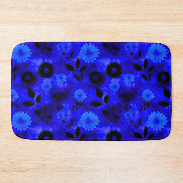 Item preview, Elegant Black Silhouettes on Blue Watercolor designed and sold by igraphixart.