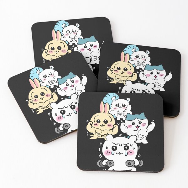 Item preview, Chiikawa, Hachiware, Momonga and Usagi Gym exercise designed and sold by T-TEES Clothing.