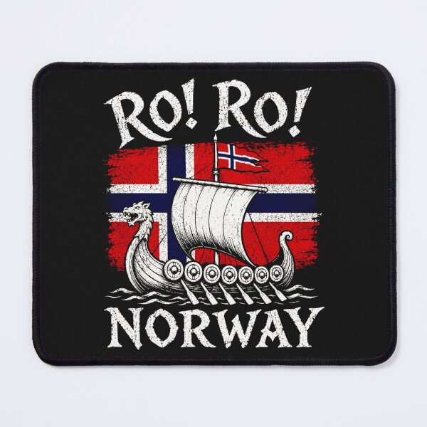 Item preview, Norwegian Viking Ship Norway Flag Heritage designed and sold by HilllBernadine.