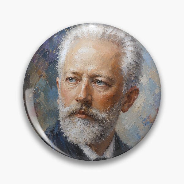 Item preview, Russian composer Pyotr Tchaikovsky painting. designed and sold by GalleryKauffeld.