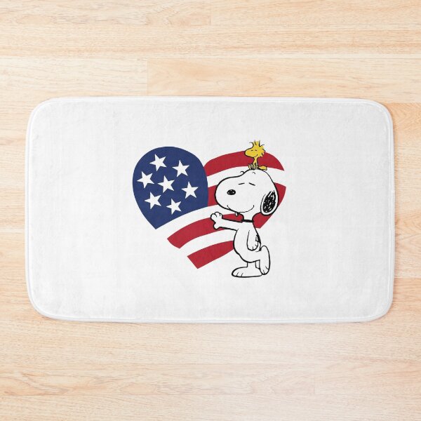 Item preview, Snoopy with American flag heart designed and sold by KillianGrantM.