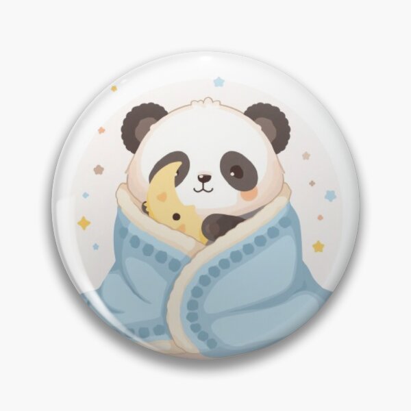 Item preview, Adorable Sleepy Panda Sticker | Kawaii Cozy Panda Gift designed and sold by Stylestickers55.