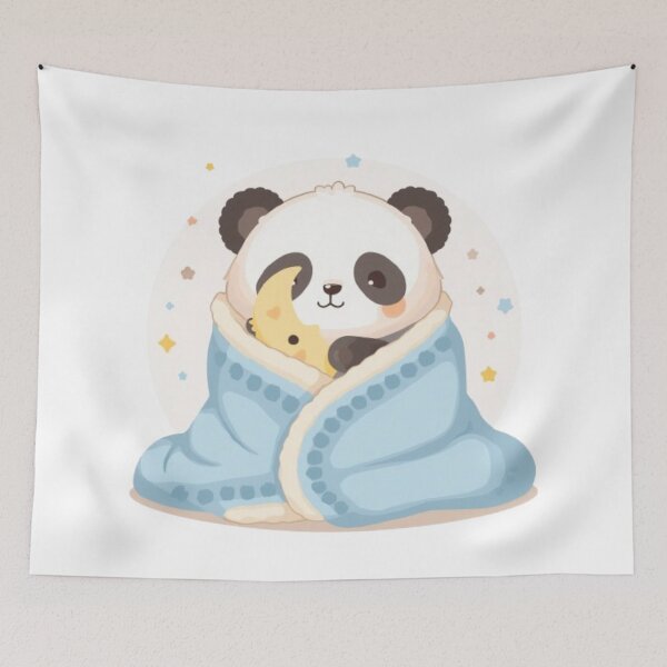 Item preview, Adorable Sleepy Panda Sticker | Kawaii Cozy Panda Gift designed and sold by Stylestickers55.