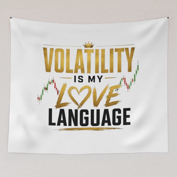 Item preview, Volatility Is My Love Language Forex Trading Quote Day Trader T-Shirt designed and sold by PipForgeStudio .