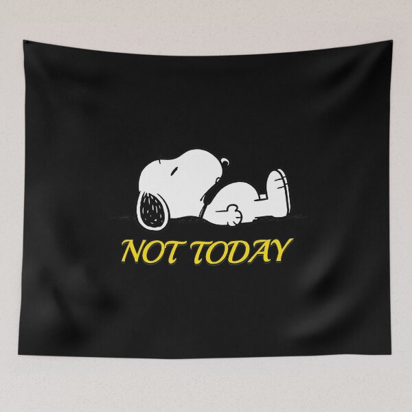 Item preview, Snoopy Not Today Lazy Day  designed and sold by catlolistore.