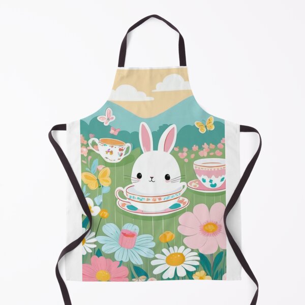 Item preview, Illustration - Rabbit in a Teacup, Idyllic Fairy Tale designed and sold by AnimeShin.