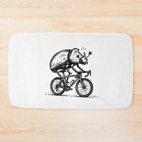 Item preview, Funny Cycling Beetle Riding Bicycle Gravel Bike Adventure Design designed and sold by MonkiFlipp.