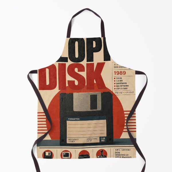 Artikelvorschau, Floppy Disk 1989 – Vintage Computer Retro Poster entworfen und verkauft von obstinator.