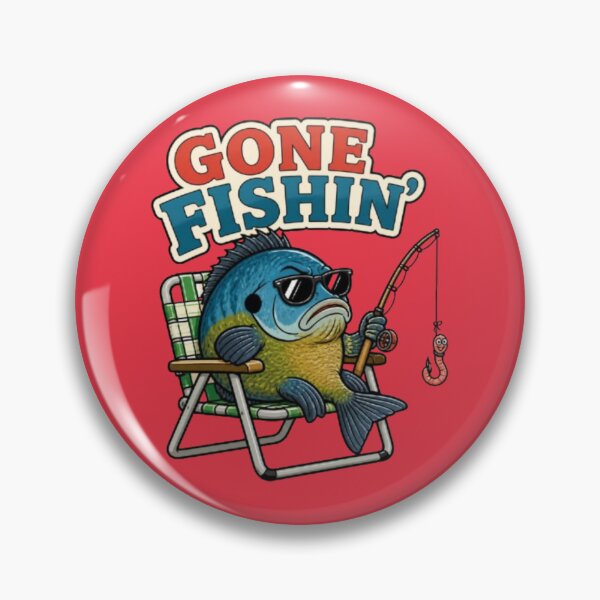 Item preview, Funny Bluegill Fish Gone Fishin' Sunglasses Lawn Chair Design designed and sold by fattahovich.