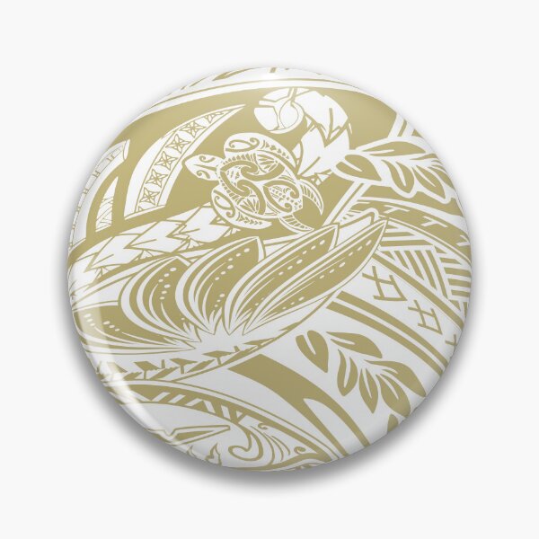 Item preview, Golden Earthtone Hawaiian Art Print designed and sold by sunnthreads.