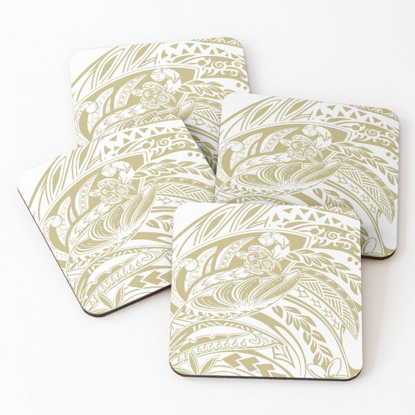 Item preview, Golden Earthtone Hawaiian Art Print designed and sold by sunnthreads.