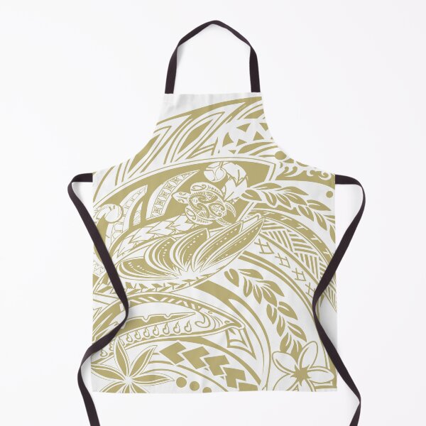 Item preview, Golden Earthtone Hawaiian Art Print designed and sold by sunnthreads.