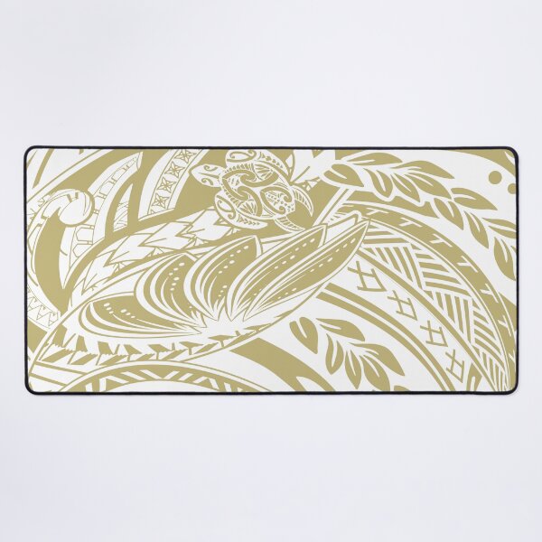 Item preview, Golden Earthtone Hawaiian Art Print designed and sold by sunnthreads.