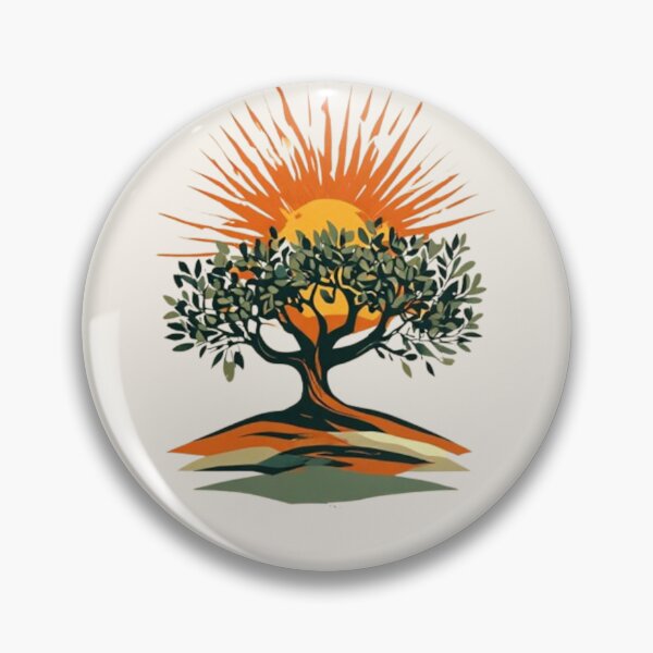 Item preview,  Elysium Echoes | Ancient Tree, Mountain & Wave Icon 03 designed and sold by Shift-Bloom.