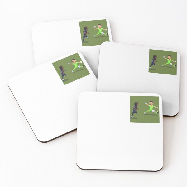Item preview, Striker vs Keeper Pixel Art designed and sold by Adronia.
