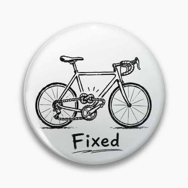 Item preview, Fixed Funny Cycling Bicycle Mechanic Road Bike Design designed and sold by MonkiFlipp.
