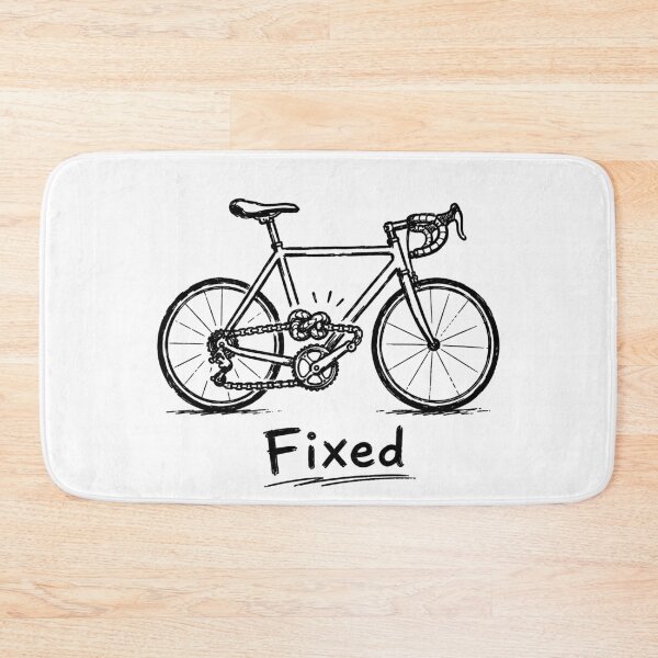 Item preview, Fixed Funny Cycling Bicycle Mechanic Road Bike Design designed and sold by MonkiFlipp.