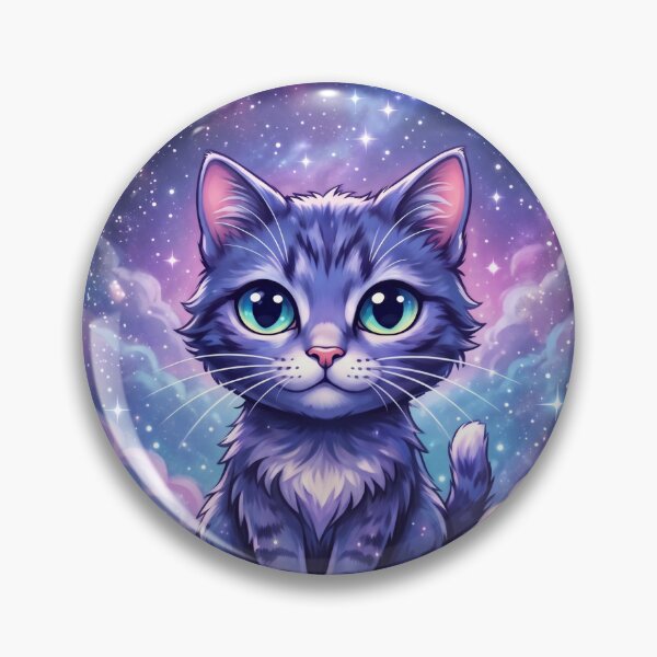 Item preview,  Cosmic Galaxy Kitten Dreamy Space Cat Art designed and sold by Purrlume.