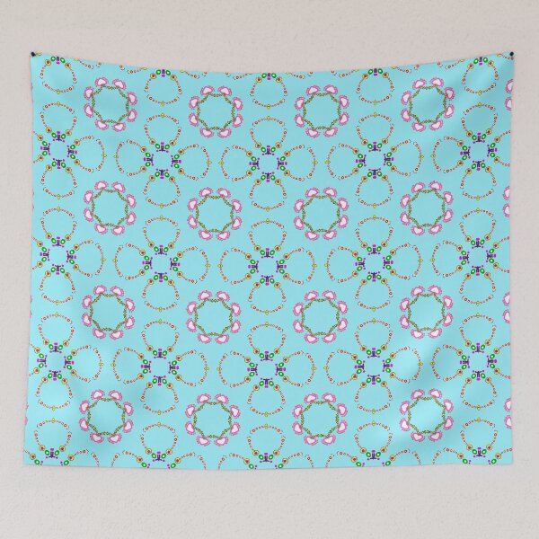 Item preview, Pastel Kawaii Geometric Pattern designed and sold by Tinsleybluebell.