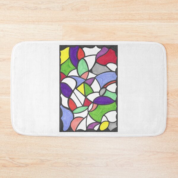 Item preview, Modern multi-coloured abstract print 5 designed and sold by SweetMorrArt.