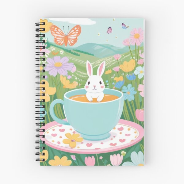 Item preview, Illustration - Rabbit in a Teacup, Pastel Imaginary World designed and sold by AnimeShin.