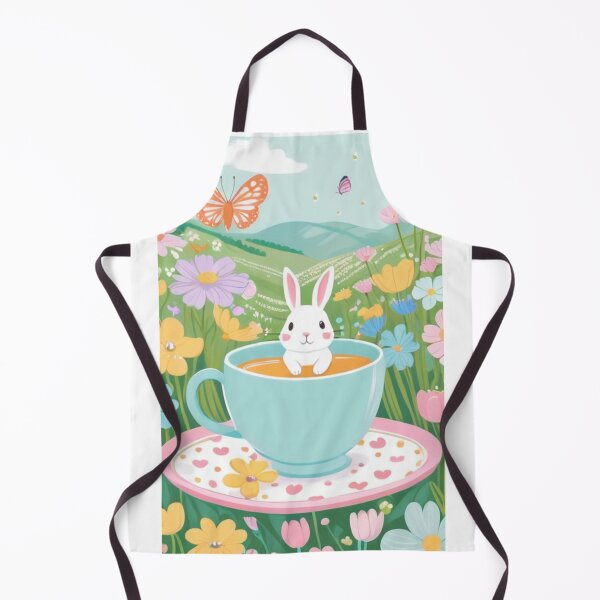 Item preview, Illustration - Rabbit in a Teacup, Pastel Imaginary World designed and sold by AnimeShin.