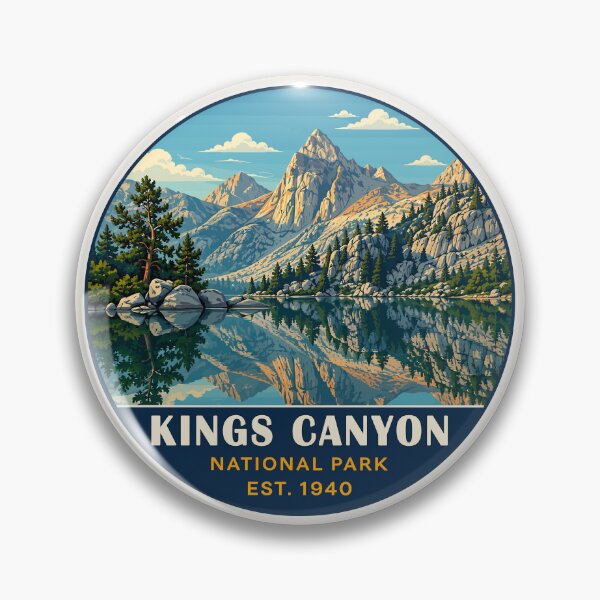 Item preview, Kings Canyon National Park Sticker designed and sold by Gideon Emmerich.