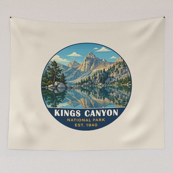 Item preview, Kings Canyon National Park Sticker designed and sold by Gideon Emmerich.