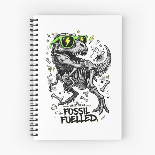 Item preview, Dinosaur Skeleton Collage – Neon Sunglasses T‑Rex Tee designed and sold by Artify24.