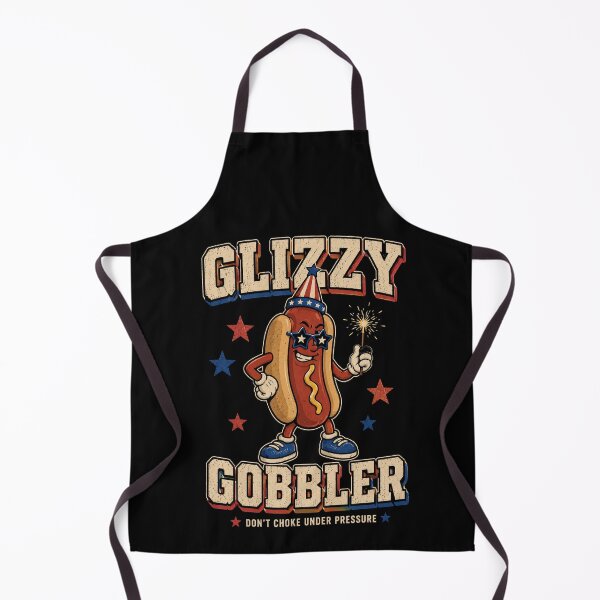 Item preview, Glizzy Gobbler Funny Patriotic Hot Dog Mascot designed and sold by MakmurMpxgo.