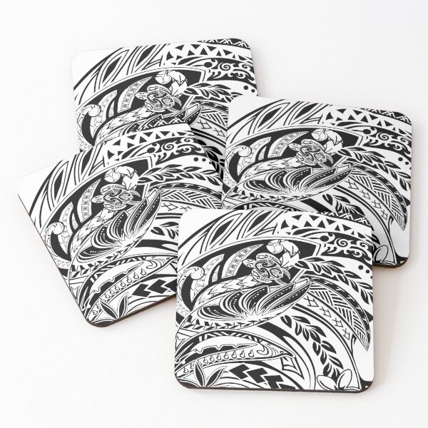 Item preview, Black And White Hawaiian Art Print designed and sold by sunnthreads.